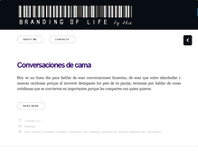 Tablet Screenshot of brandingoflife.com